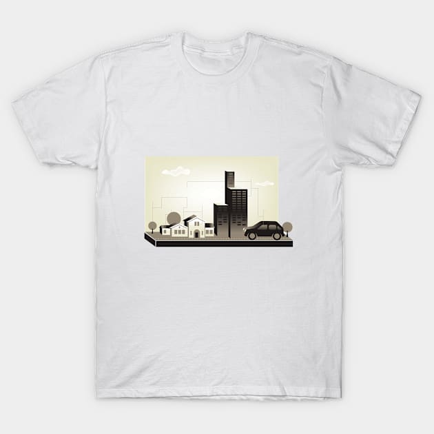 CityWorld 2 T-Shirt by GSD64